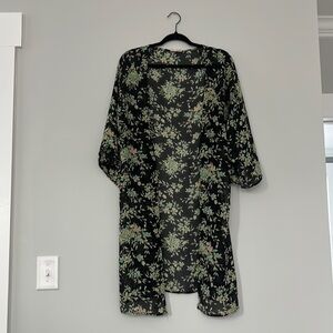 Floral Sheer Kimono